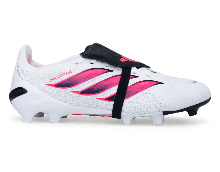 adidas Kids Predator League Fold-Over Tongue FG White/Black