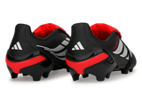 adidas Kids Predator League Foldover Tongue FG/MG Black/Lucid Red Rear