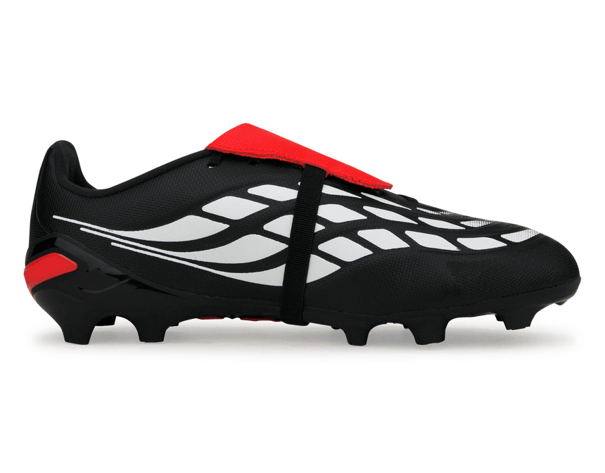adidas Kids Predator League Foldover Tongue FG/MG Black/Lucid Red Side