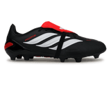 adidas Kids Predator League Foldover Tongue FG/MG Black/Lucid Red