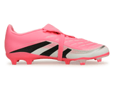 adidas Kids Predator League Foldover Tongue FG/MG Pink/Black/White Side