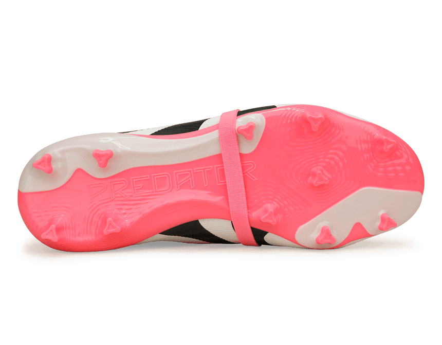 adidas Kids Predator League Foldover Tongue FG/MG Pink/Black/White Sole