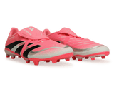 adidas Kids Predator League Foldover Tongue FG/MG Pink/Black/White Together