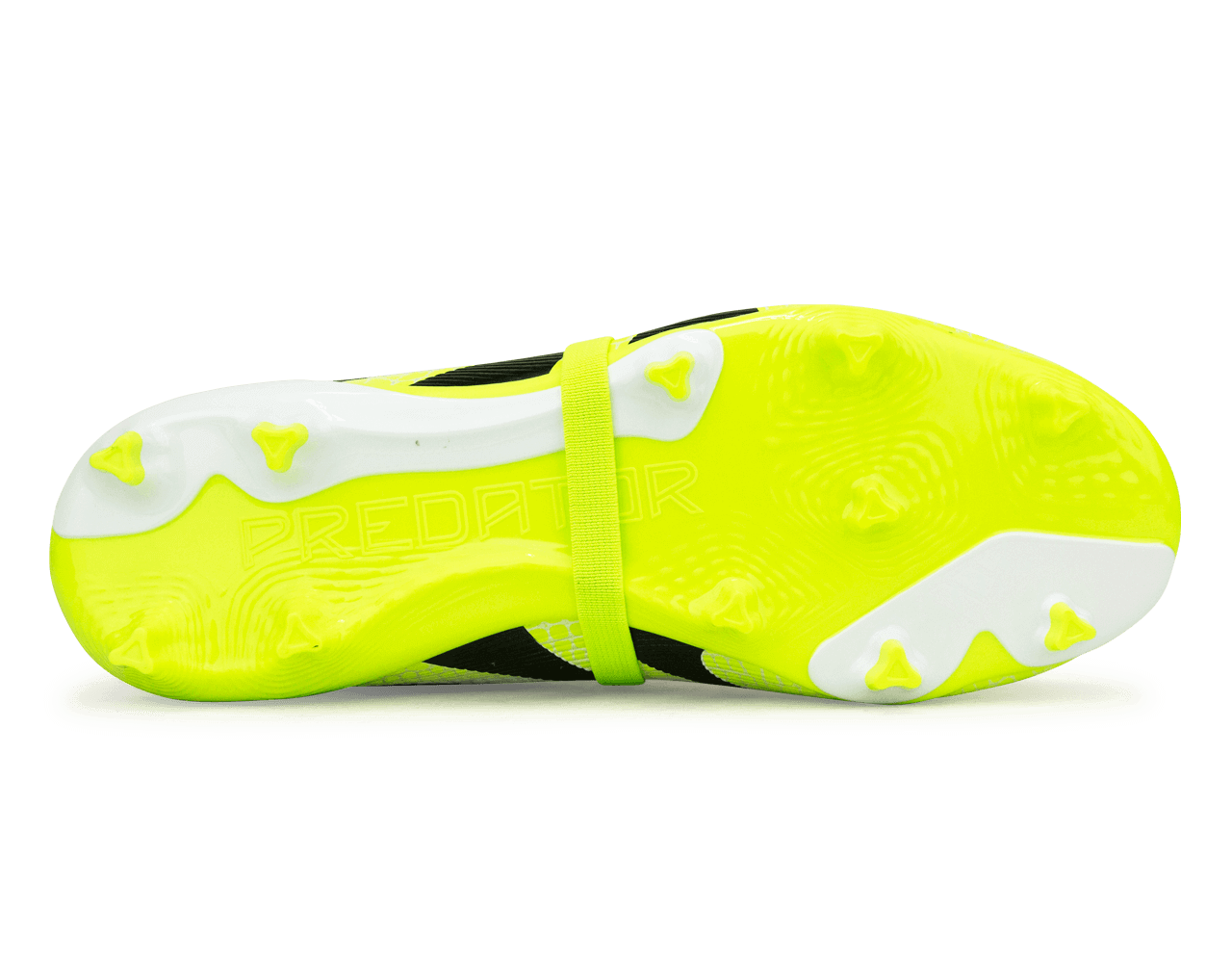 adidas Youth Predator League Fold-Over Tongue FG/MG White/Black