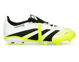 adidas Kids Predator League Foldover Tongue FG/MG White/Black/Green