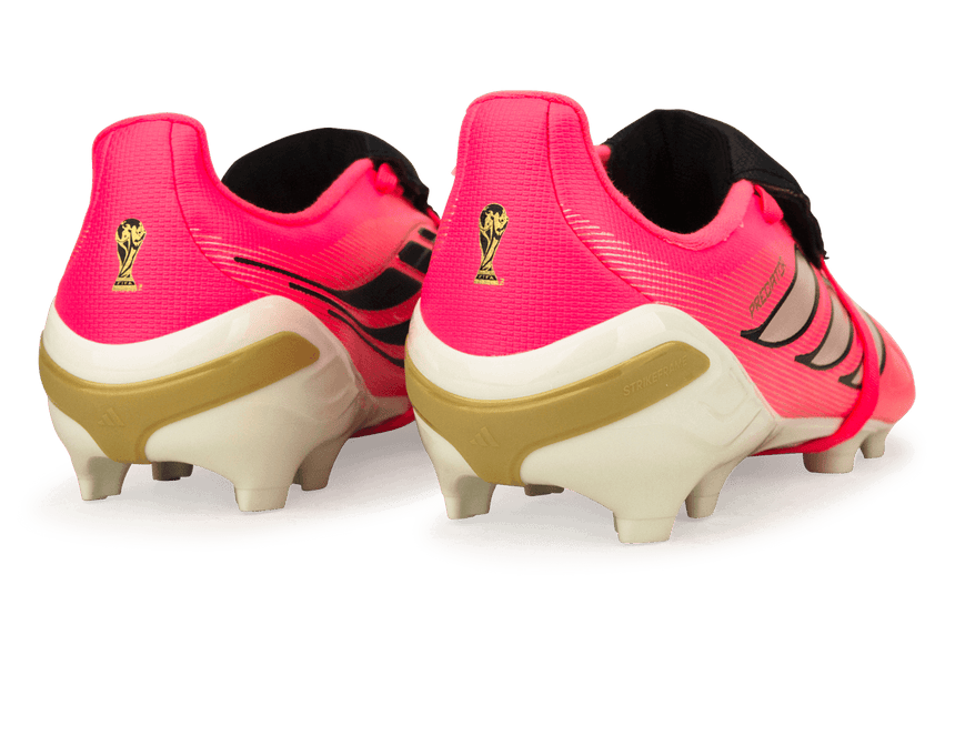 adidas Kids Predator League Fold-Over Tongue FG Solar Red/Black Heel
