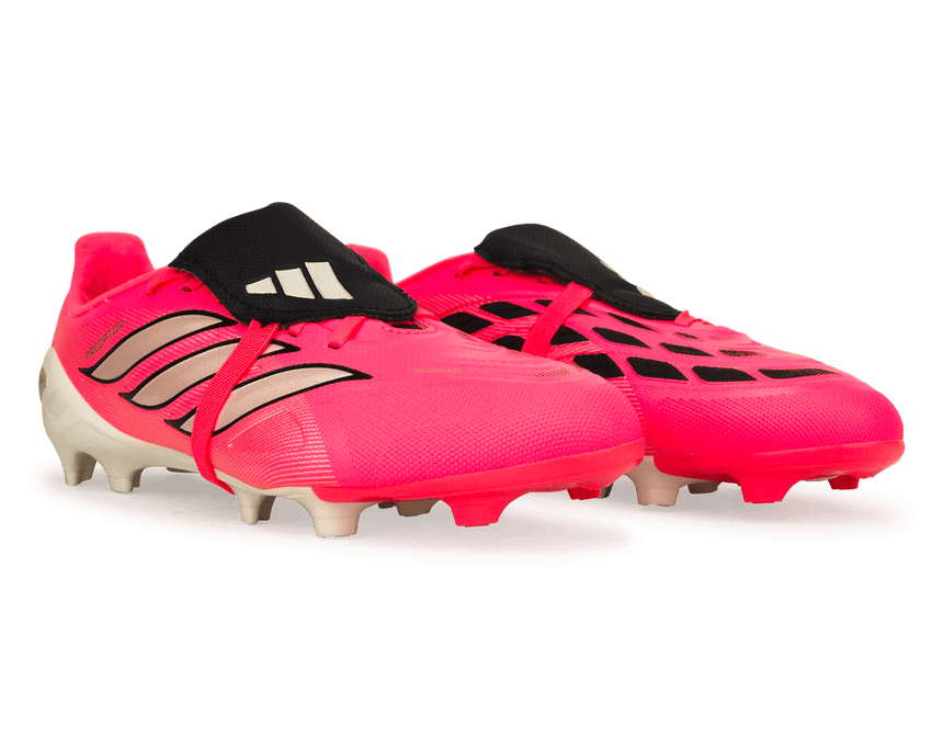 adidas Kids Predator League Fold-Over Tongue FG Solar Red/Black Together