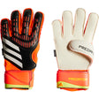 adidas Kids Predator Match Fingersave Goalkeeper Gloves Black/Orange/White Both