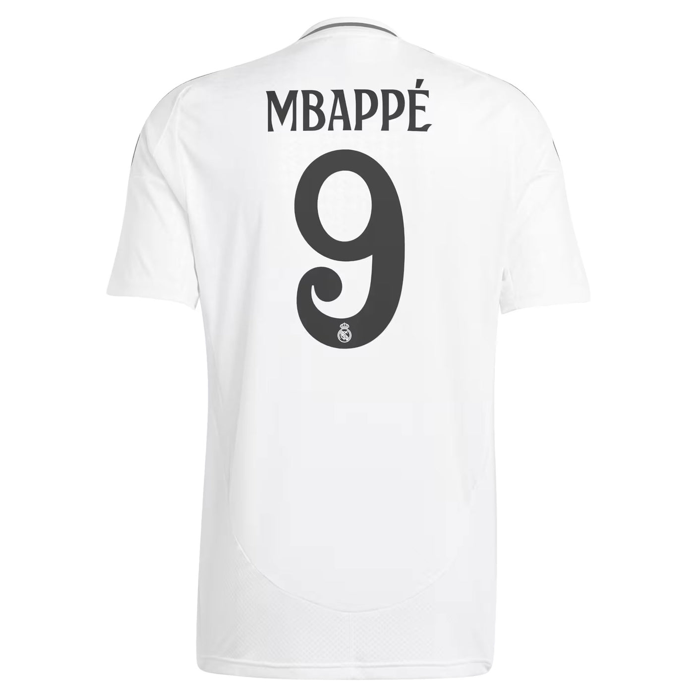 adidas Kids Real Madrid 2024/25 Home Jersey w/Mbappe #9 Printing Back