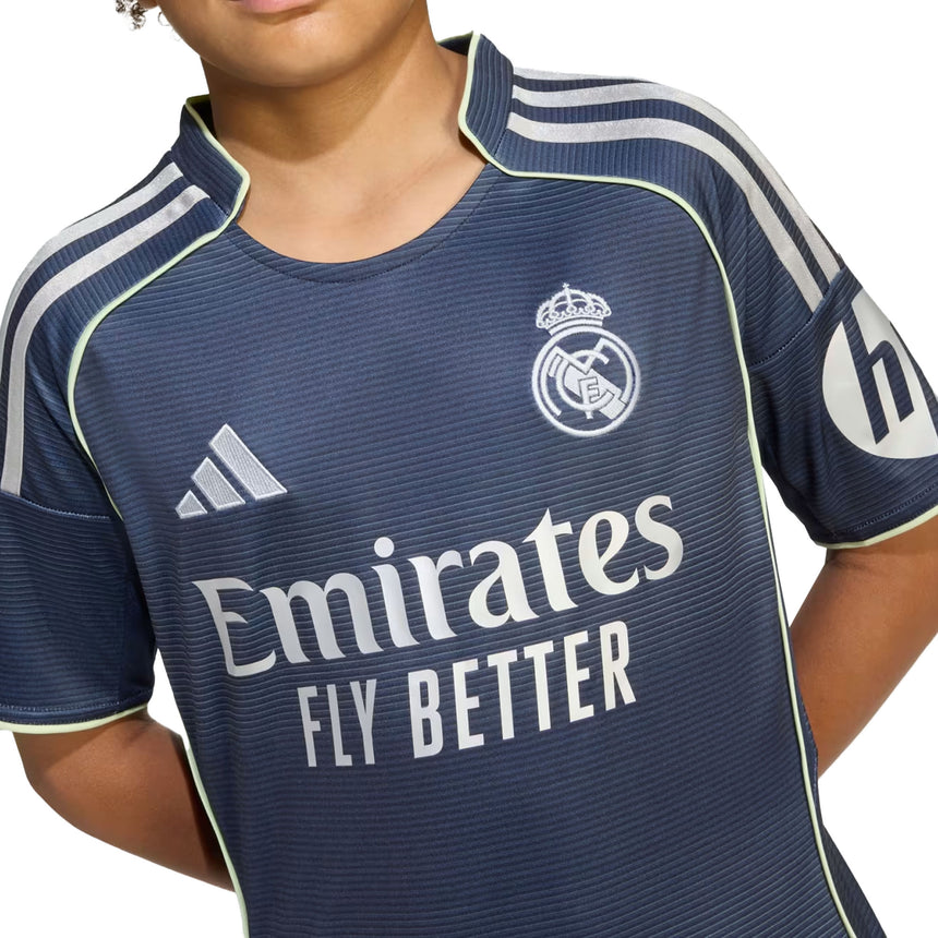 adidas Kids Real Madrid 2025/26 Away Jersey Legend Ink/ White Crest