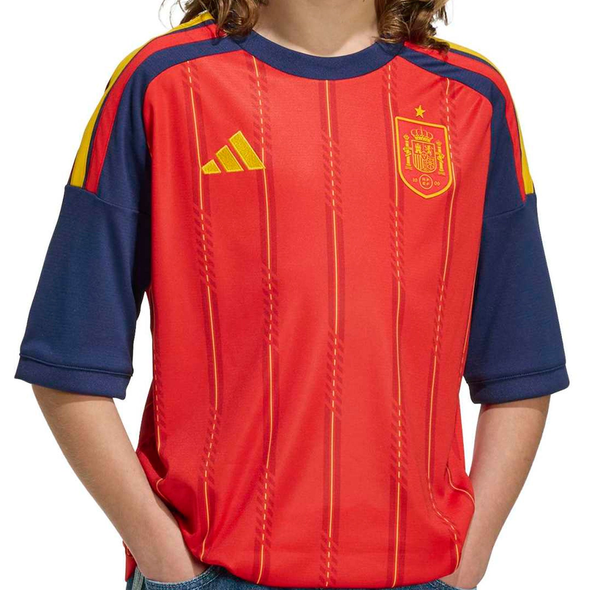 adidas Spain Youth Home Stadium Soccer Jersey World Cup 2026