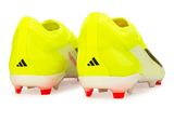 adidas Kids X Crazyfast Elite FG Solar Yellow/Core Black/White Heel
