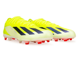 adidas Kids X Crazyfast Elite FG Solar Yellow/Core Black/White Pair
