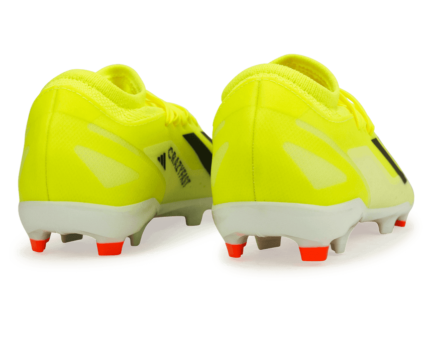 adidas Youth X Crazyfast League FG Solar Yellow/Core Black