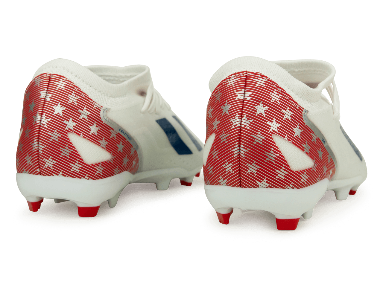 adidas Kids X Crazyfast USA.3 FG White Red 3