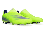 adidas Kids X Ghosted+ FG Signal Green/Energy Ink Pair
