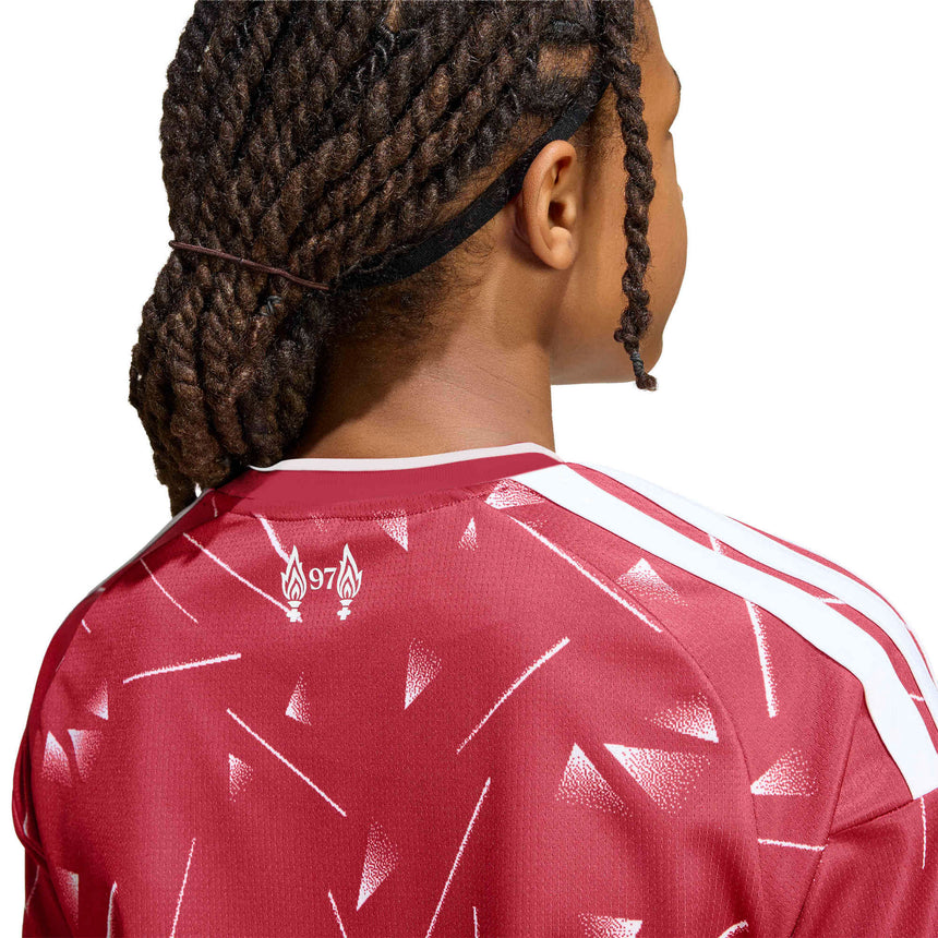 adidas Liverpool Kids Home Stadium 2026/27 Jersey Burgundy Neck