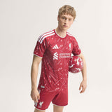 adidas Liverpool Men's Home Authentic 2026/27 Jersey Red Model