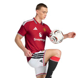 adidas Manchester United Men's Home Authentic 2026/27 Jersey Red Model