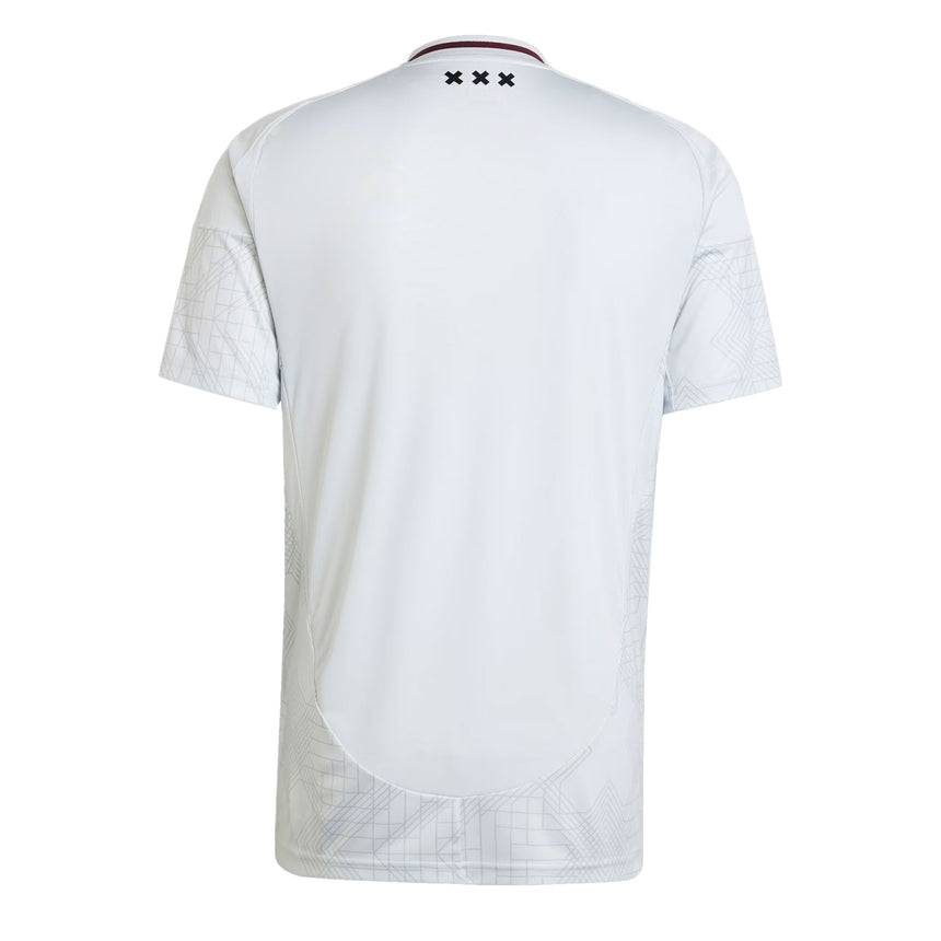 adidas Men's Ajax 2024/25 Third Jersey Clear Grey Back