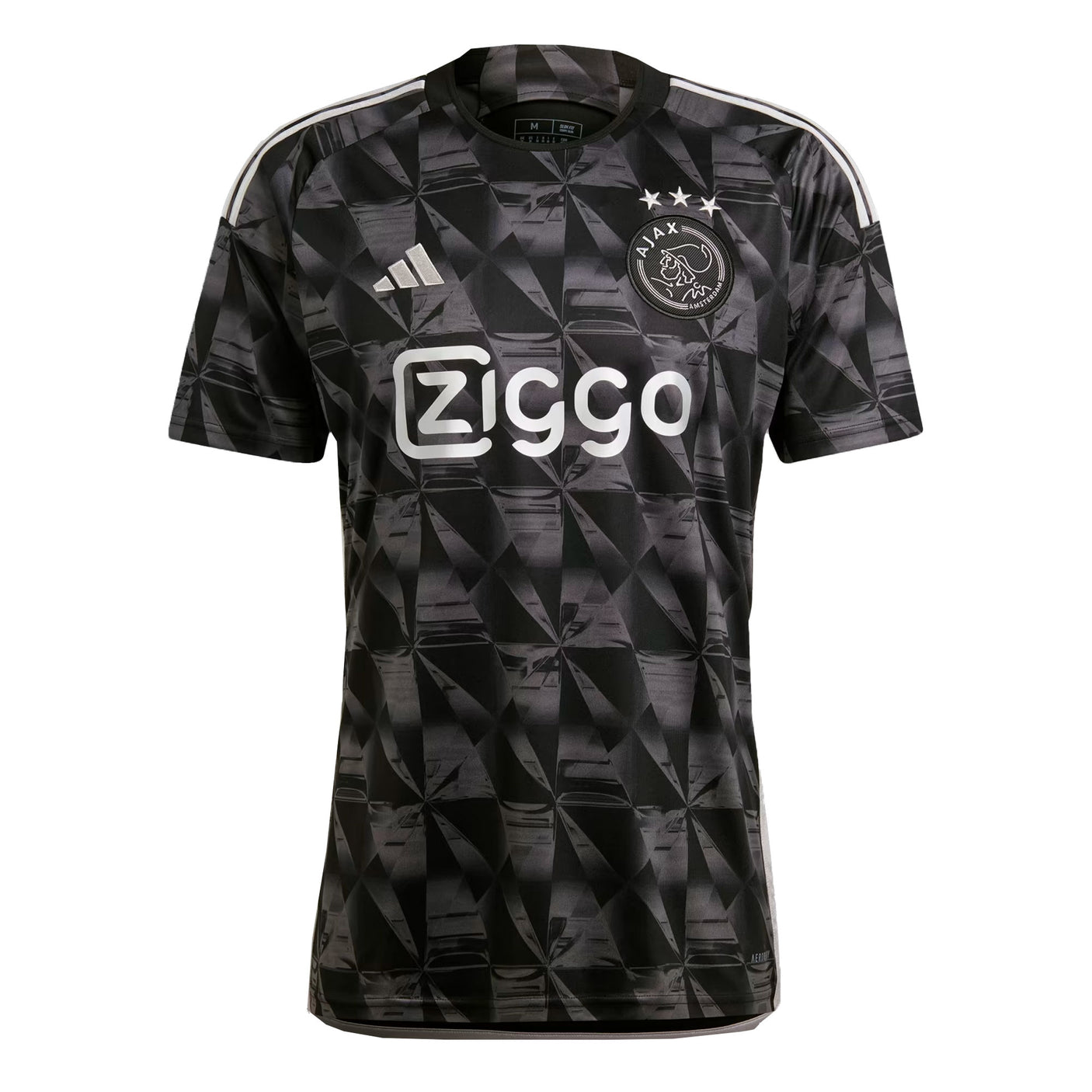 adidas Men's Ajax 2023/24 Third Jersey Black Front