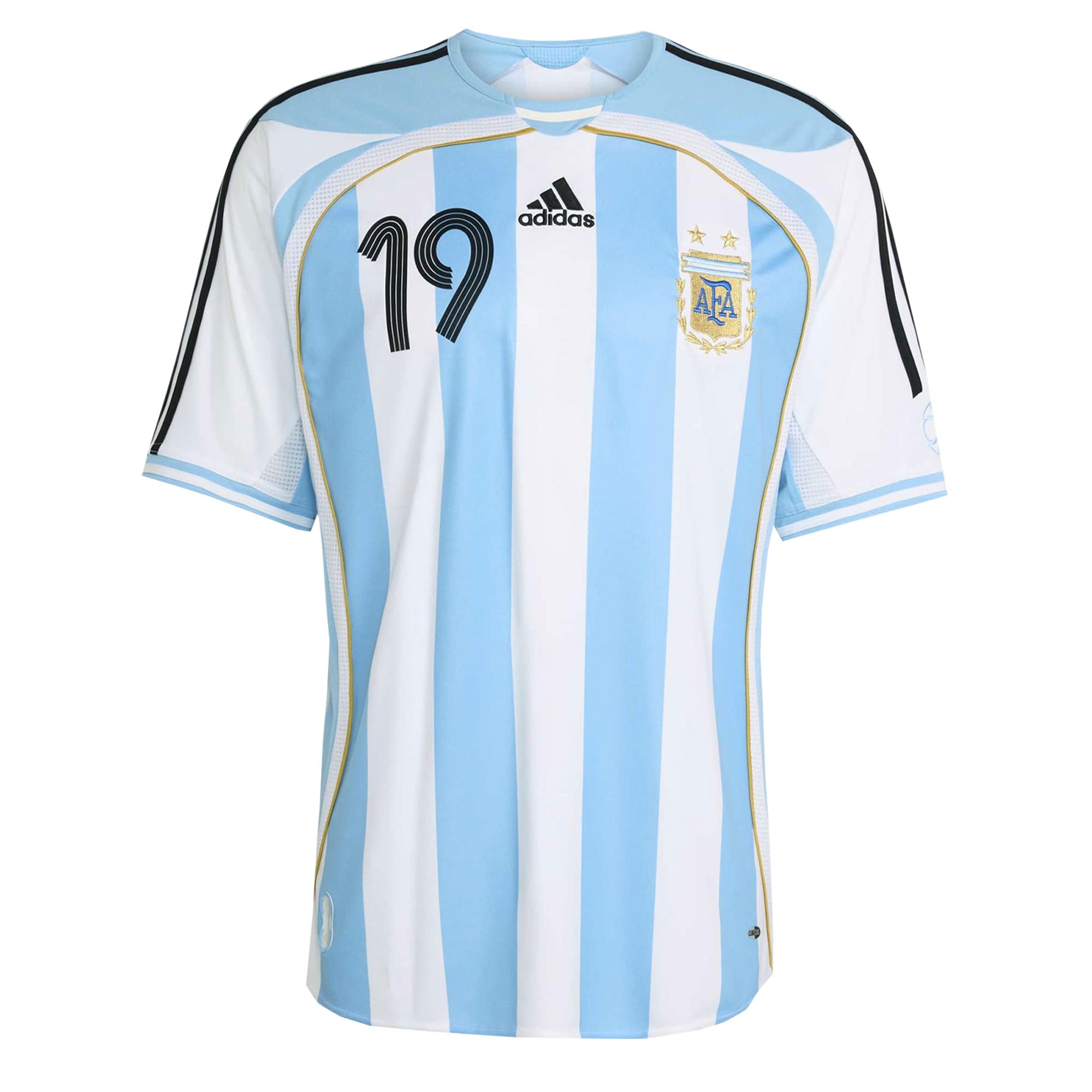 adidas Argentina Men's Home Stadium 2006 Soccer Jersey w/ Messi