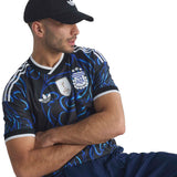 adidas Men's Argentina World Cup 2026 Authentic Away Jersey Black/Lucid Blue Crest