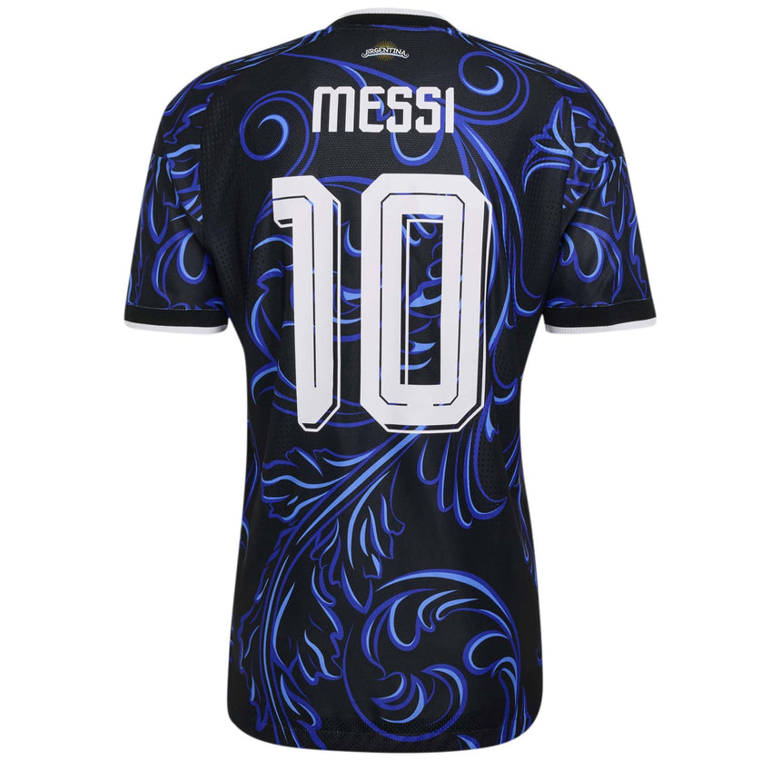 adidas Men's Argentina World Cup 2026 Authentic Away Jersey w/ Messi #10 Printing Back
