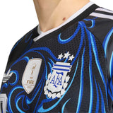 adidas Men's Argentina World Cup 2026 Authentic Away Jersey w/ Messi #10 Printing Crest