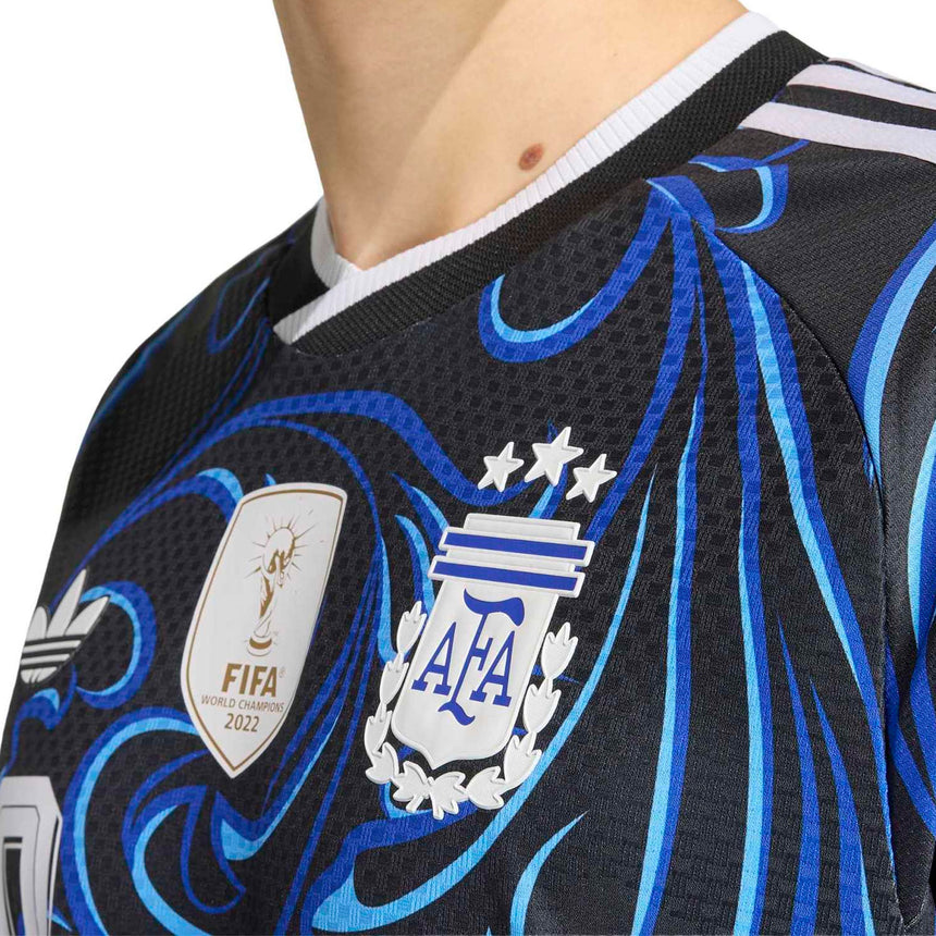 adidas Men's Argentina World Cup 2026 Authentic Away Jersey w/ Messi #10 Printing Crest