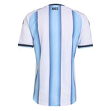 adidas Men's Argentina World Cup 2026 Authentic Home Jersey White/Sky Blue Back