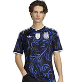 adidas Men's Argentina World Cup 2026 Away Jersey Black/Lucid Blue Model