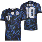 adidas Men's Argentina World Cup 2026 Away Jersey w/ Messi #10 Printing Both