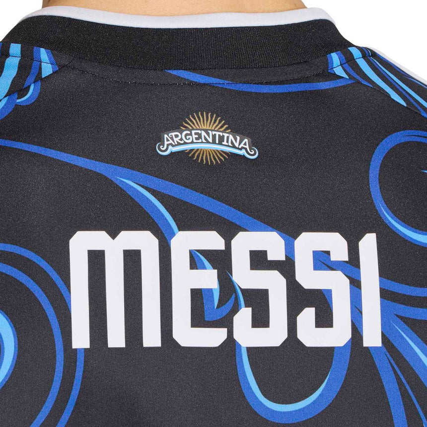 adidas Men's Argentina World Cup 2026 Away Jersey w/ Messi #10 Printing Neck