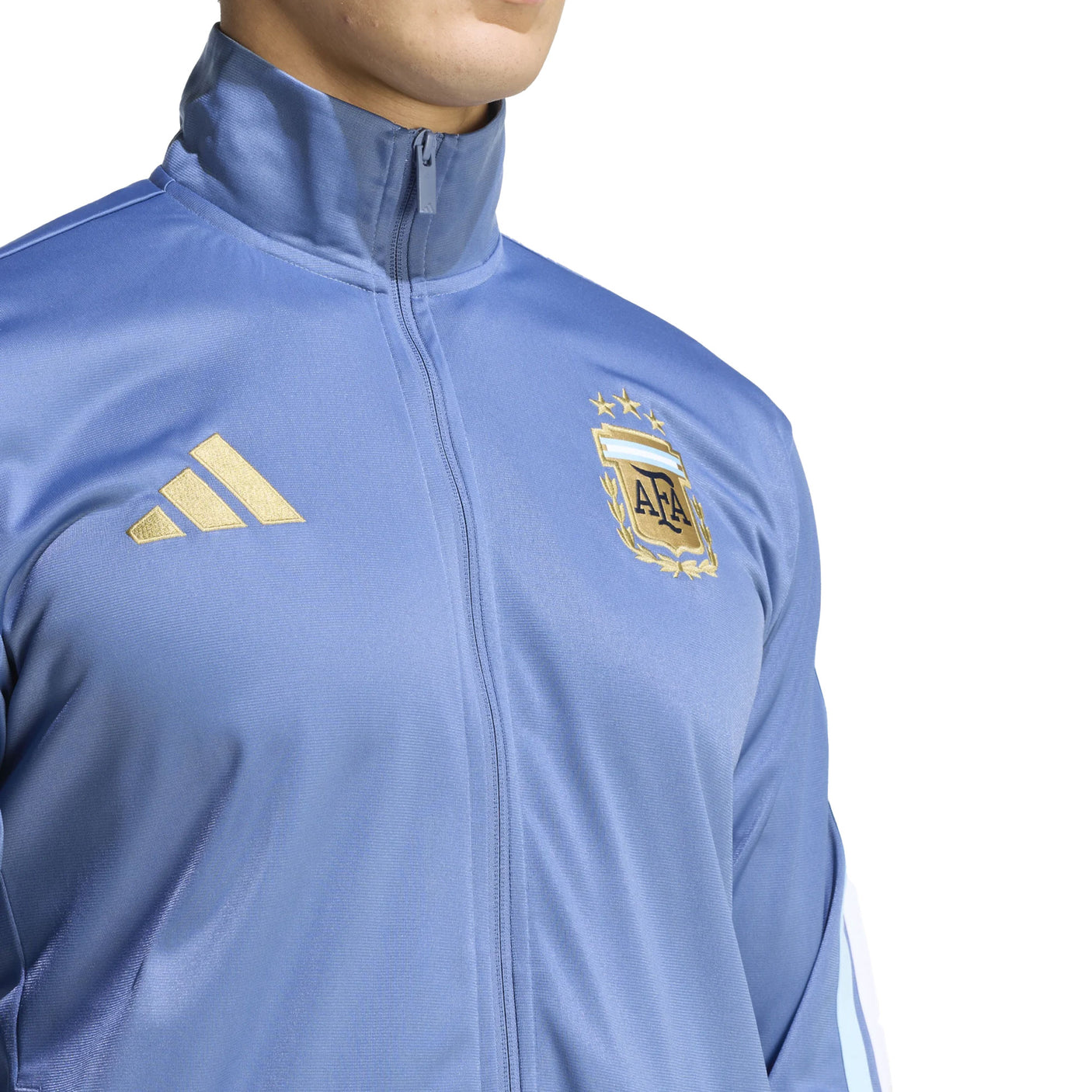adidas Men's Argentina World Cup 2026 DNA Track Jacket Blue Crest