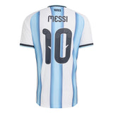adidas Men's Argentina World Cup 2026 Authentic Home Jersey w/ Messi #10 printing Back View