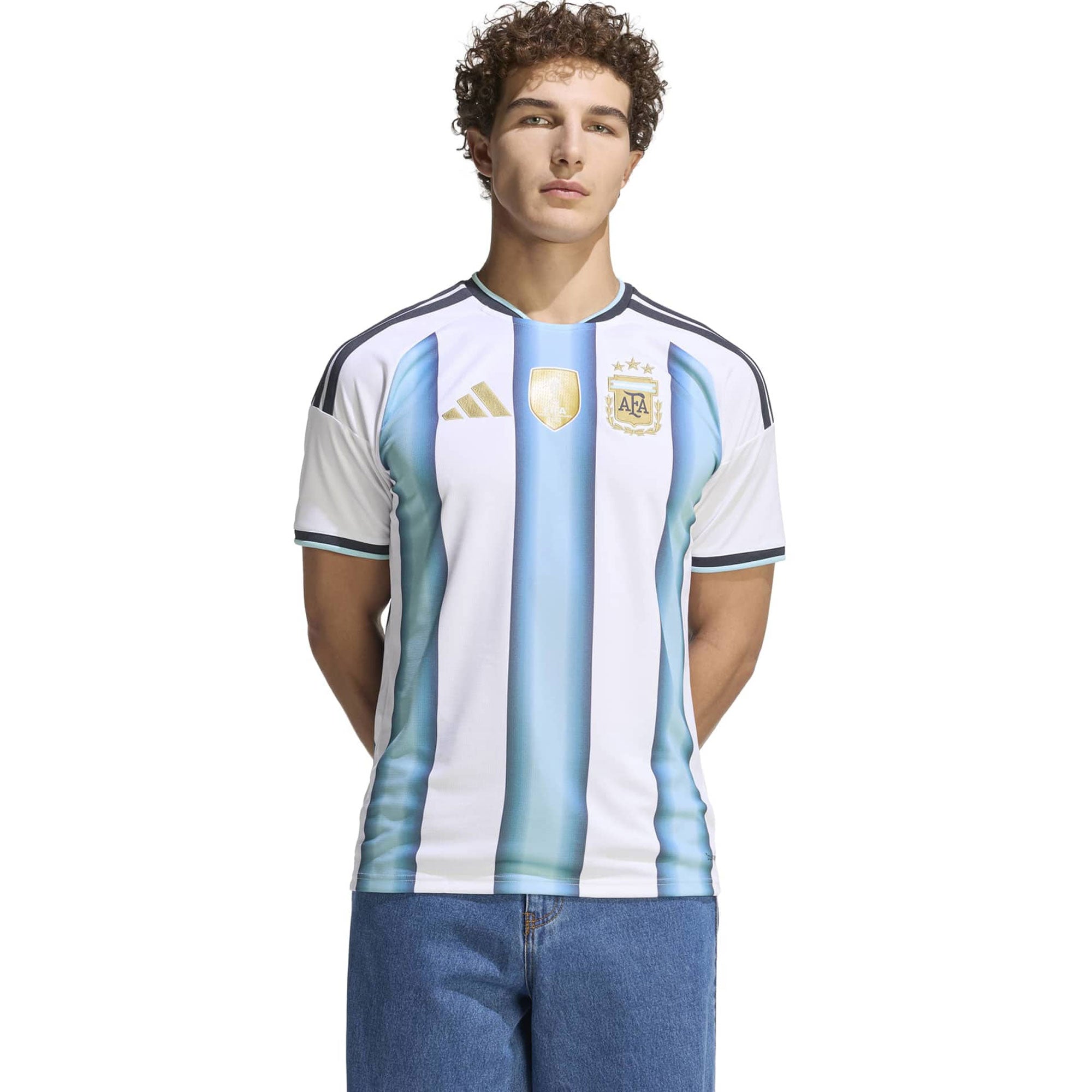 adidas Argentina Men's Home Stadium Soccer Jersey World Cup 2026