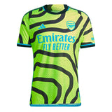 adidas Men's Arsenal 2023/24 Authentic Away Jersey Solar/Black Front
