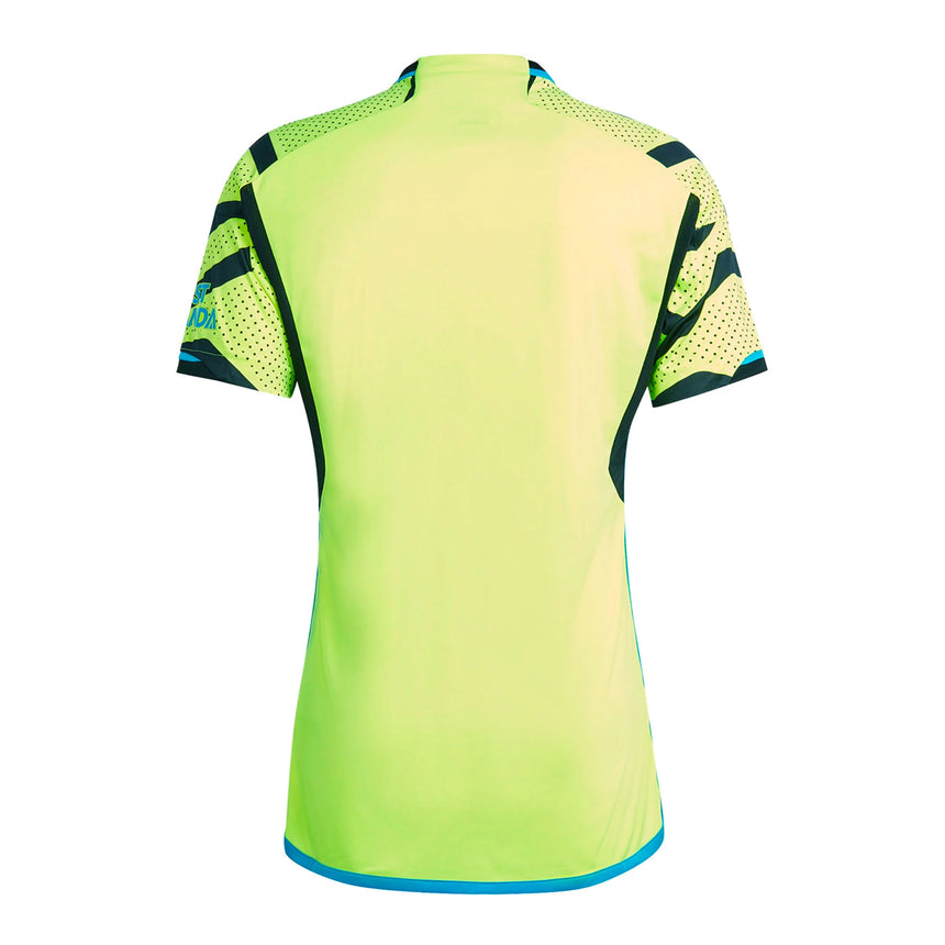 adidas Men's Arsenal 2023/24 Away Jersey Yellow/Black Back
