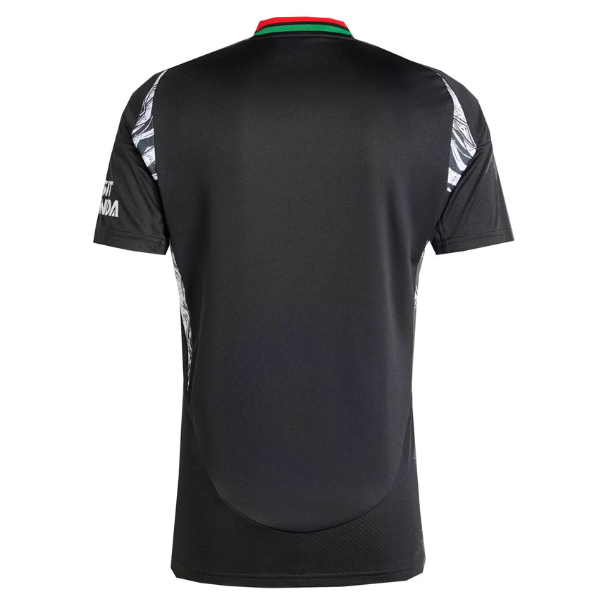 adidas Men's Arsenal 2024/25 Away Jersey Black Back