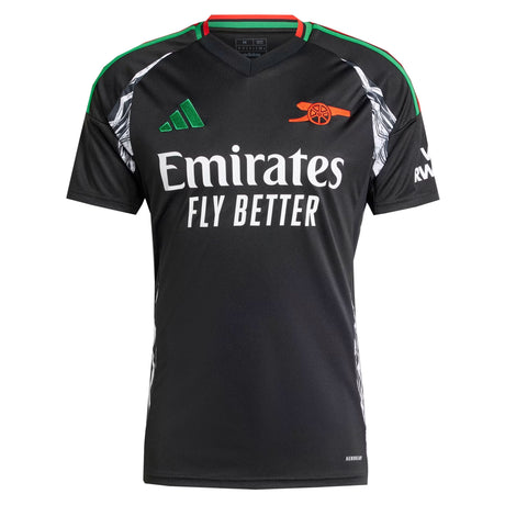 adidas Men's Arsenal 2024/25 Away Jersey Black Front