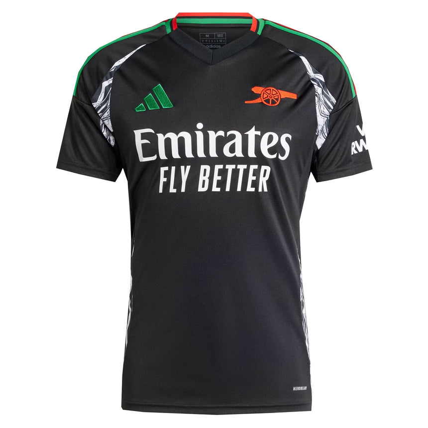 adidas Men's Arsenal 2024/25 Away Jersey Black Front