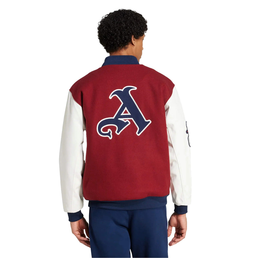 adidas Men's Arsenal 2024/25 VRCT Jacket Burgundy/White/Navy Back