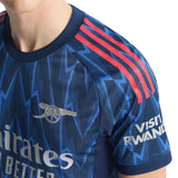 adidas Men's Arsenal 2025/26 Authentic Away Jersey Night Indigo/Grey Two Crest