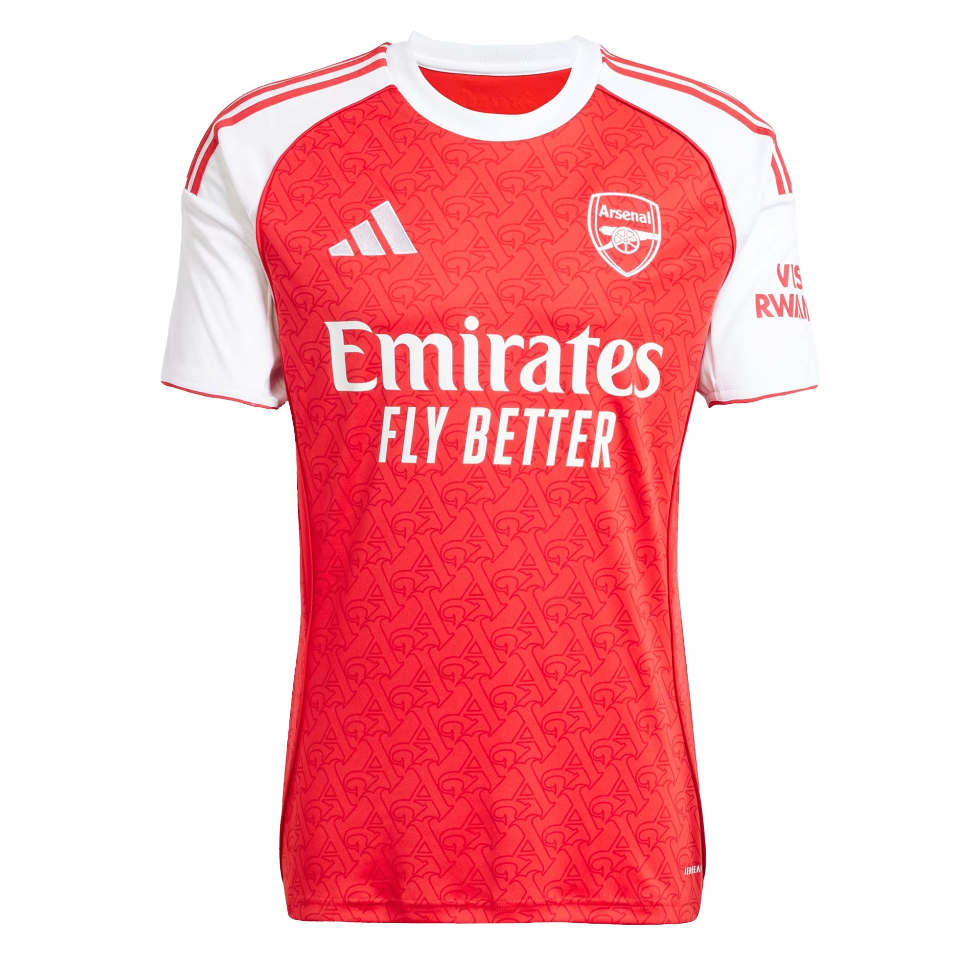  Arsenal FC ユニフォーム レッド ホワイト adidas Arsenal Men's Home Stadium 2025/26 Soccer Jersey – Azteca