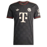 adidas Men's Bayern Munich 2025/26 Authentic Third JerseyBlack/Halivo Front