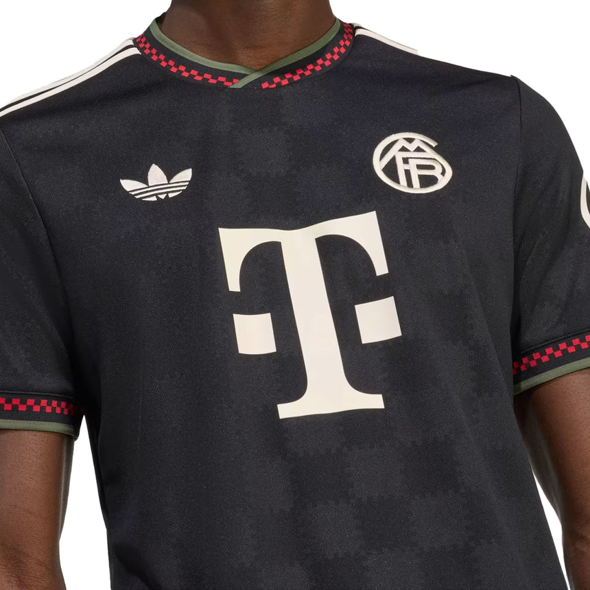 adidas Men's Bayern Munich 2025/26 Third Jersey Black/Halivo Crest