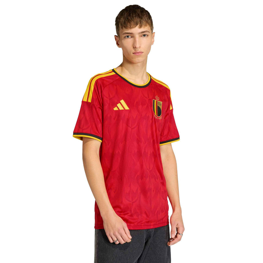 adidas Men's Belgium 2026/27 Home Jersey Red/Gold Model