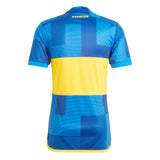 adidas Men's Boca Juniors 2023/24 Home Jersey Blue/Eqt Yellow Back