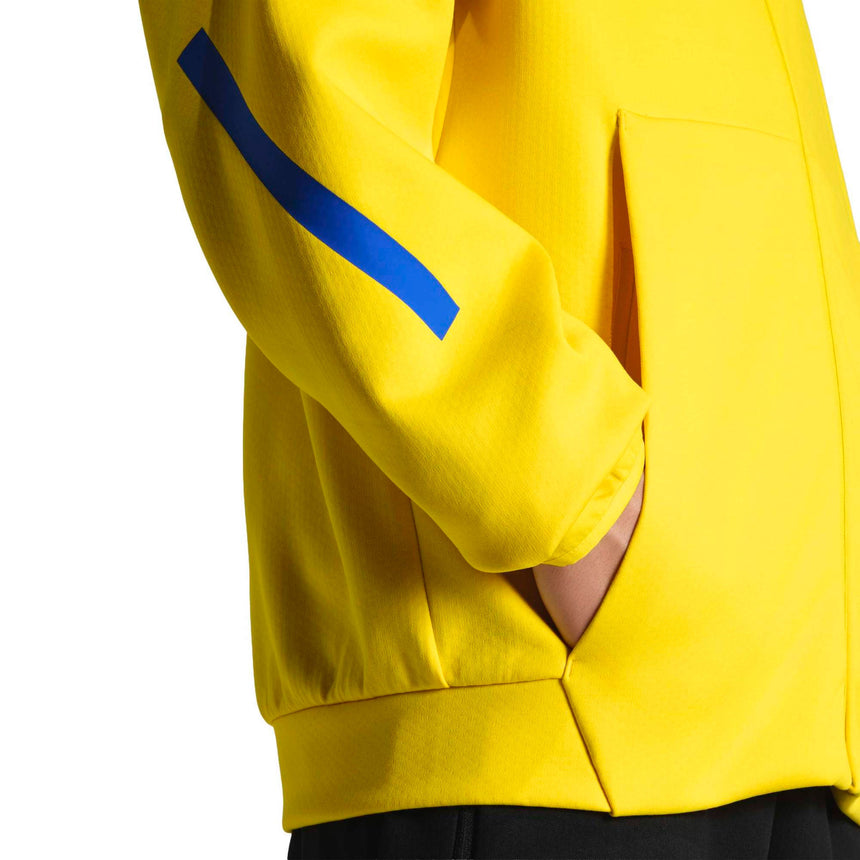 adidas Men's Club America 2025/26 Anthem Jacket Yellow Pockets